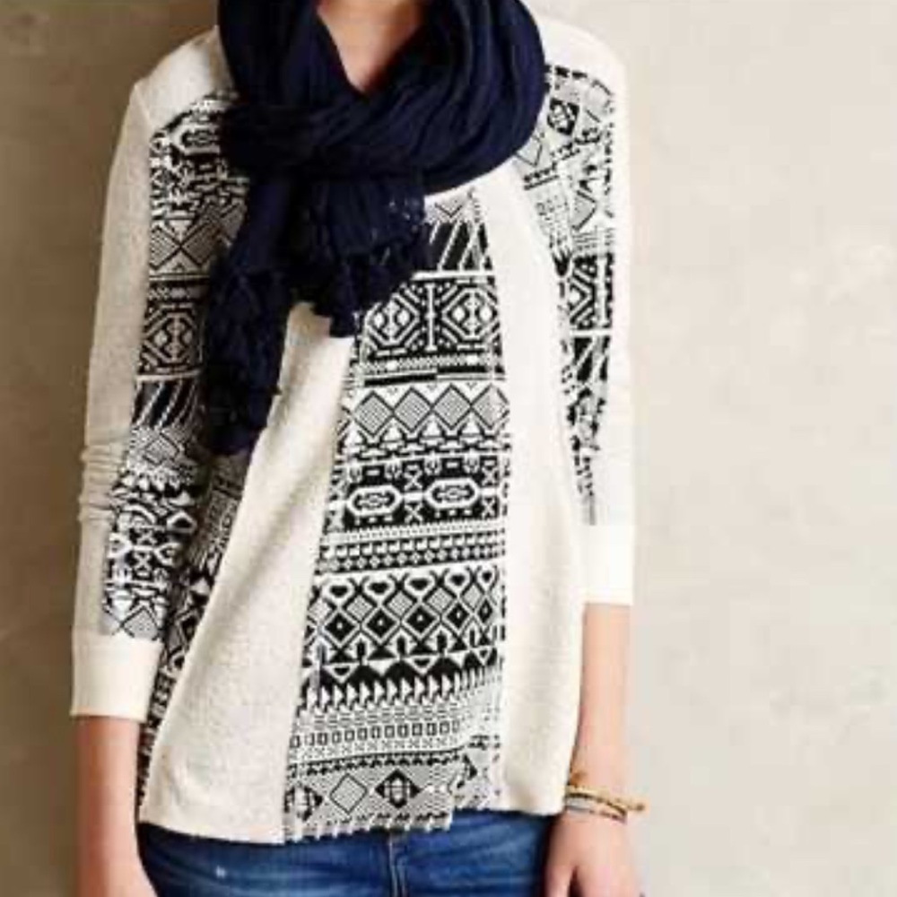 Chip & Pepper Geo Jacquard Swing Pullover